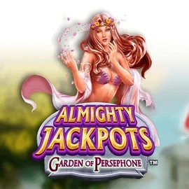 Almighty Jackpots: Garden of Persephone casino game by Novomatic – featured logo at Slotmafia Casino