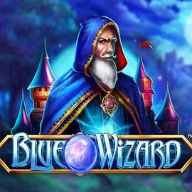 Blue Wizard by Quickspin, showcased at slotmafiacasino.eu – game logo