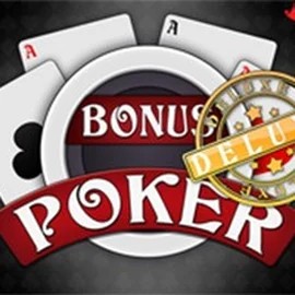 Bonus Poker Deluxe - 3 Hands slot logo by RTG (Reel Time Gaming) at Slotmafia Casino