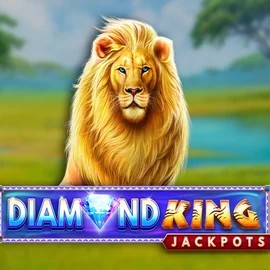 Diamond King Jackpots game by SpinPlay Games – logo hosted on Slotmafia Casino