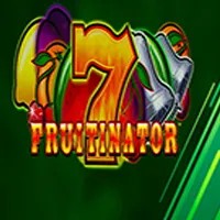 Logo of Fruitinator Jackpot King from Blueprint Gaming at Slotmafia Casino