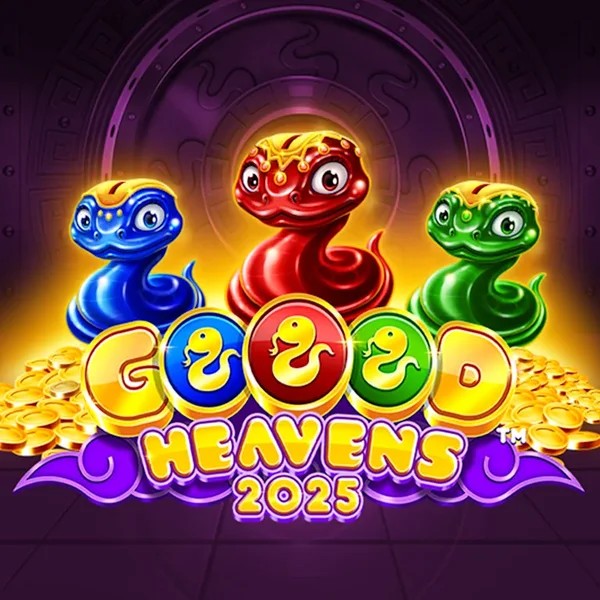 Goood Heavens slot logo by Rarestone Gaming at Slotmafia CasinoGoood Heavens