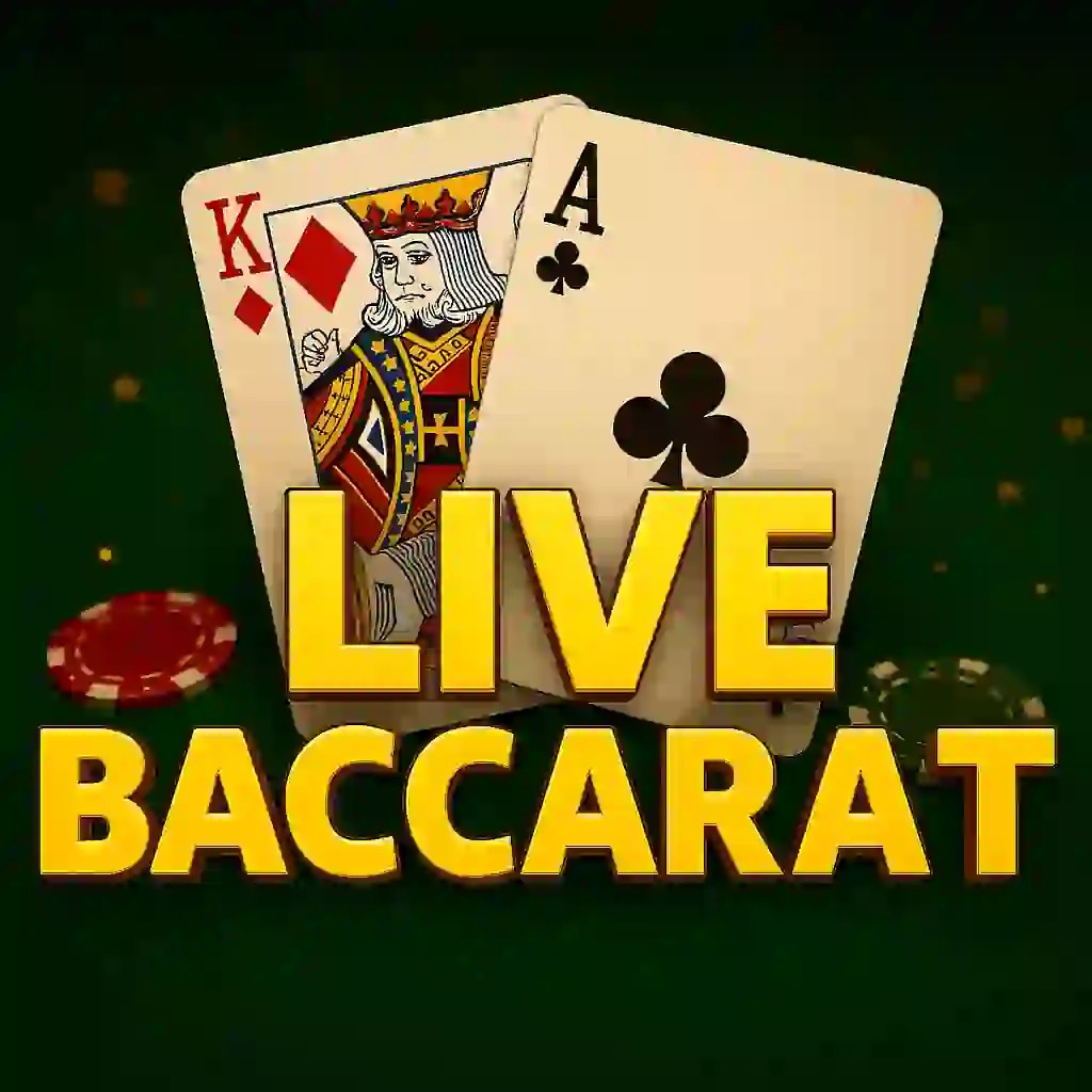 Live Baccarat slot logo by Pragmatic Live at Slotmafia CasinoLive Baccarat