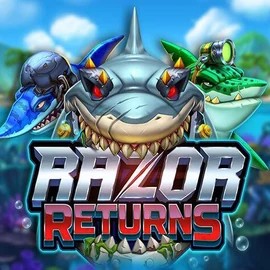Logo of Razor Returns from Push Gaming at Slotmafia Casino
