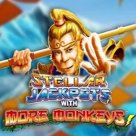 Stellar Jackpots with More Monkeys logo – Jackpots by Lightning Box Game at Slotmafia Casino